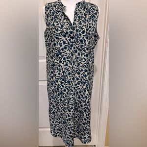 Loft Sleeveless Floral Shift Dress